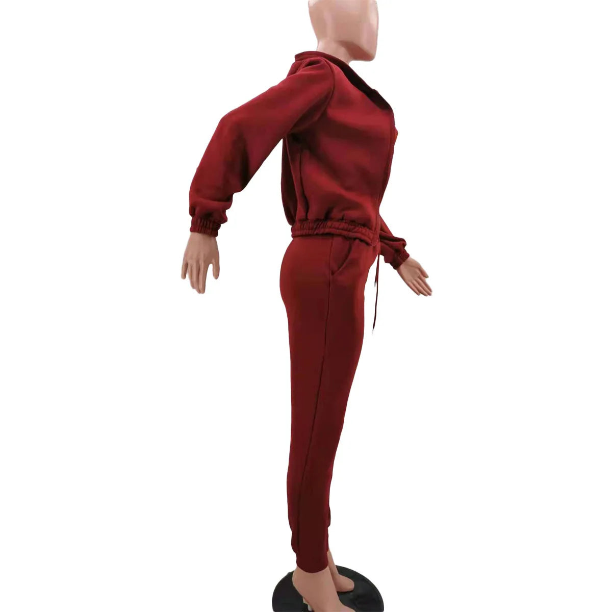 Ensemble 3 Pièces Femme Sport - Sweat Capuche Polaire Débardeur Pantalon Jogging