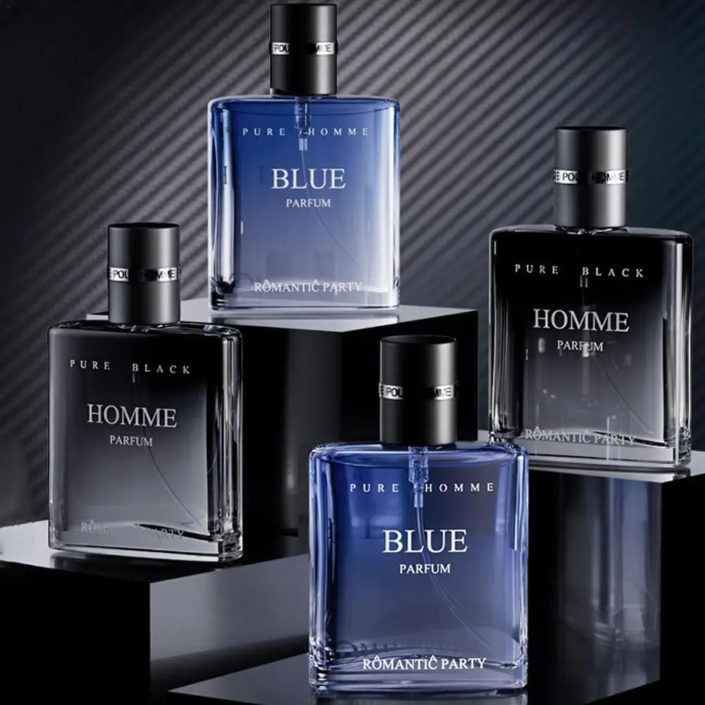 Eau de Cologne Homme Azure Marine 30ml - Agrumes Frais Notes Marines Longue Tenue Charme Romantique