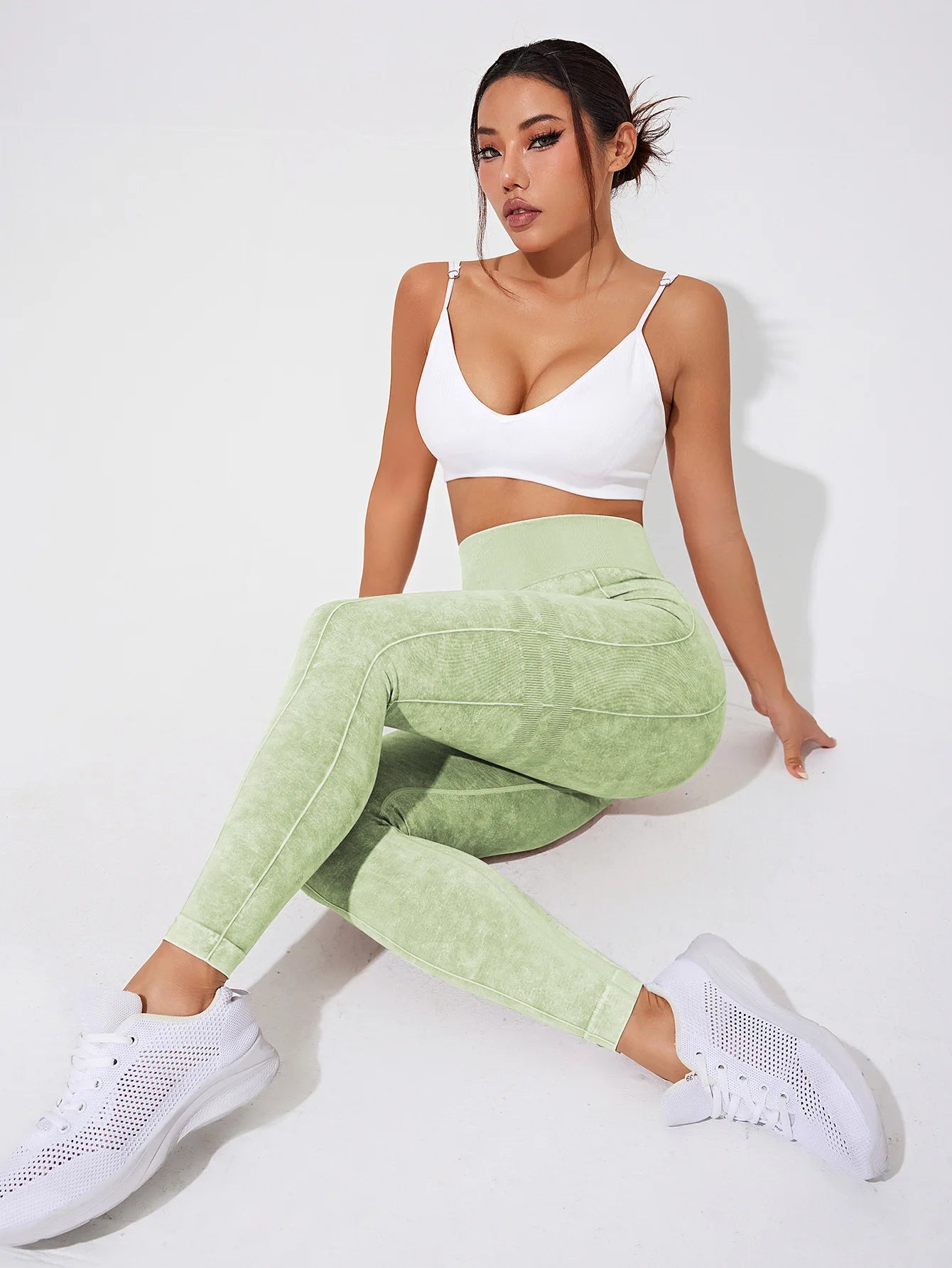 Legging Femme Yoga Seamless Taille Haute - Fitness Sport