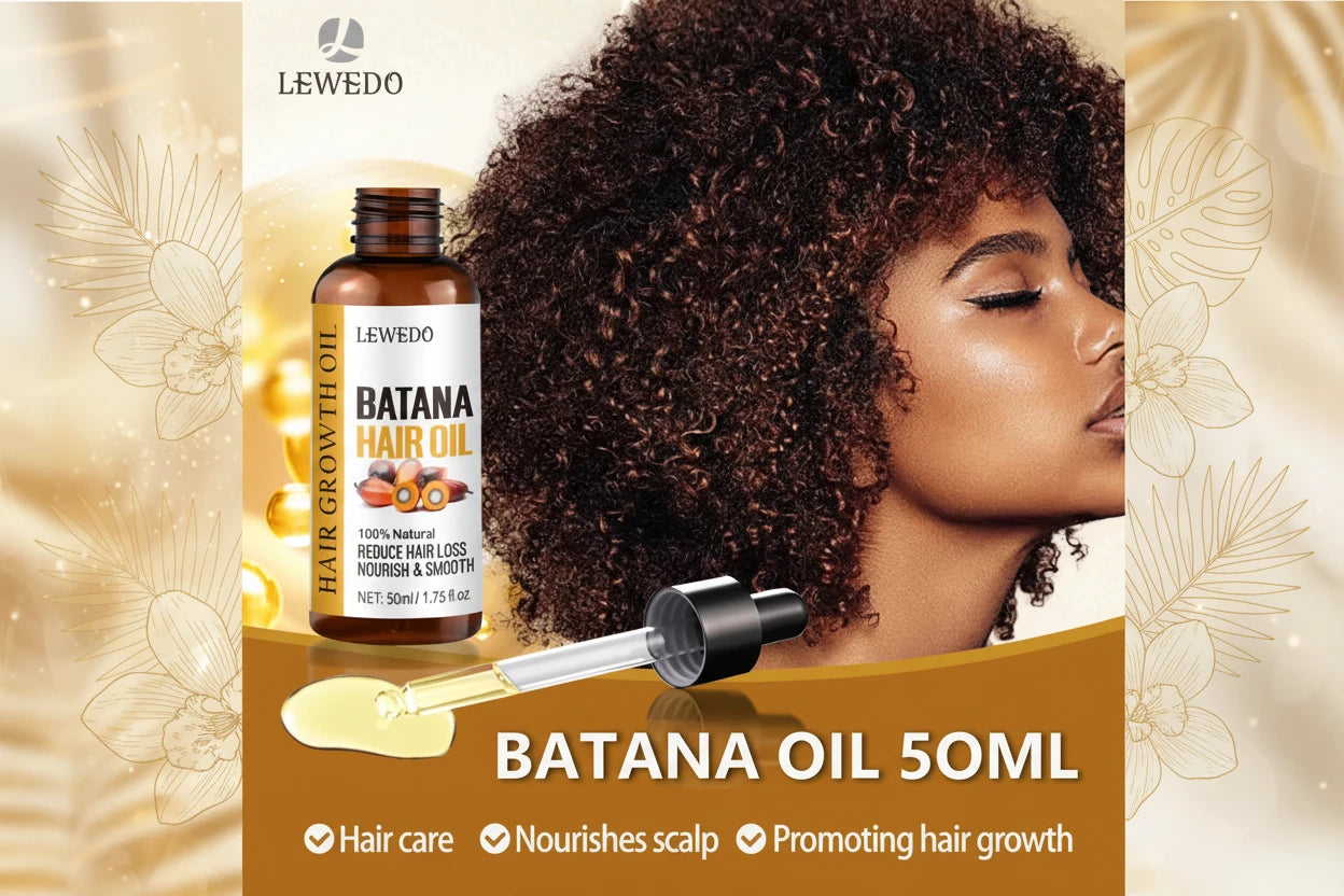 Huile Sérum Batana Croissance Cheveux Rapide - Huile Essentielle Anti-Chute Soin Beauté Réparation Naturelle Cheveux Abîmés