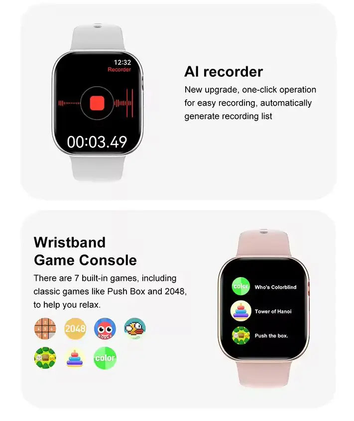 Montre Connectée GPS Series 10 - Smartwatch Bluetooth Étanche NFC Musique Vidéo Android iOS