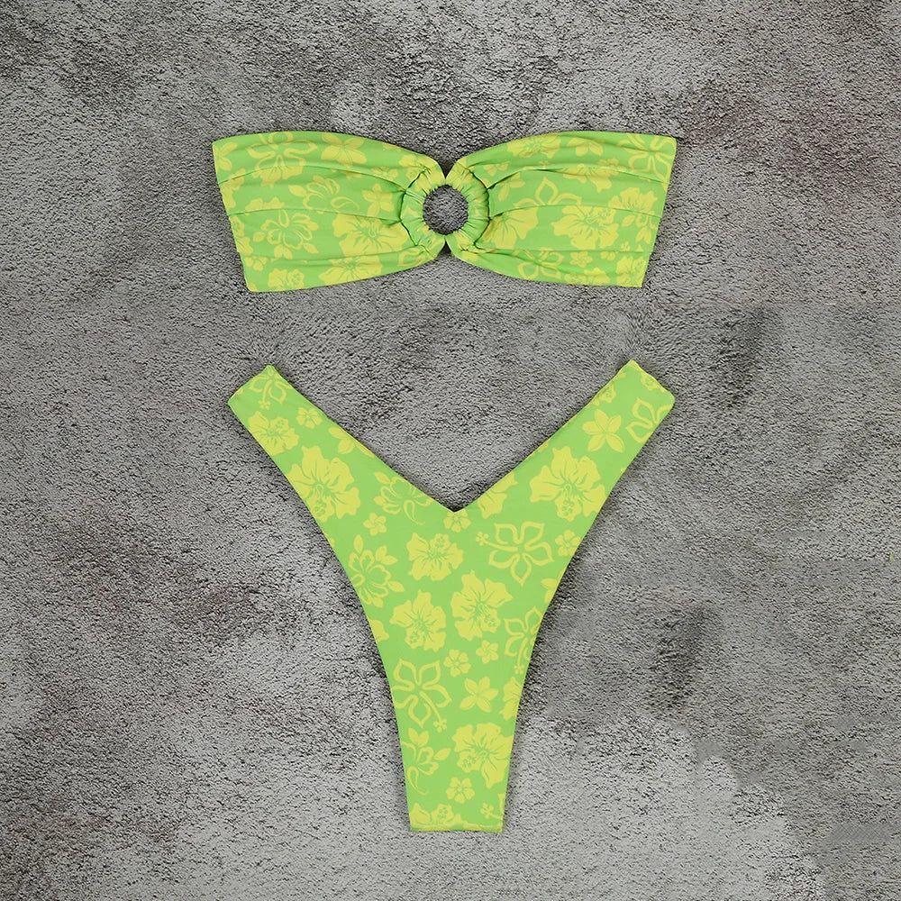 Bikini Push-Up Femme Brésilien - Micro Thong & Imprimé Tendance 2024