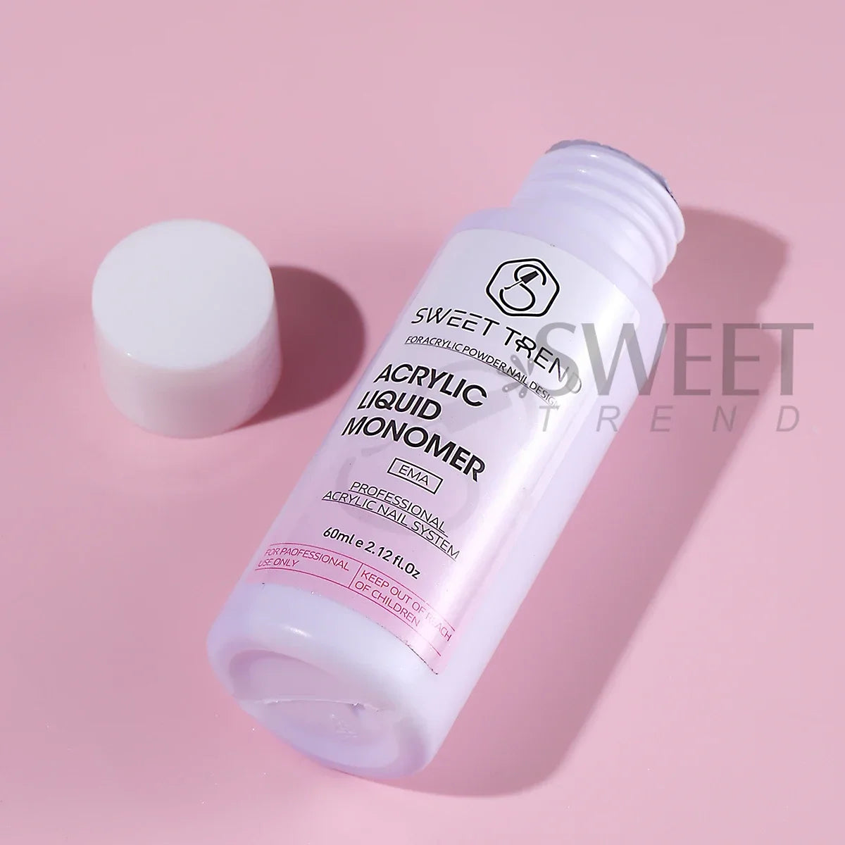 Liquide Monomère Acrylique 60ml Ongles - Hypoallergénique Faible Odeur Outil Extension Liquide Cristal Professionnel Salon Manucure