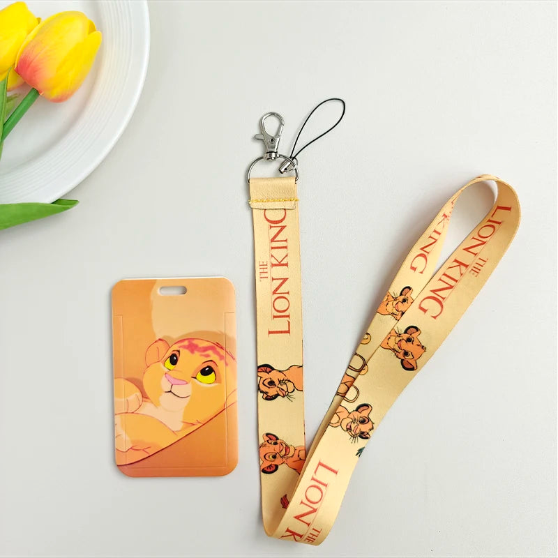 Lanière Tour de Cou Anime - Porte-Clés Badge ID Carte Crédit Téléphone Accessoire Charm Kawaii