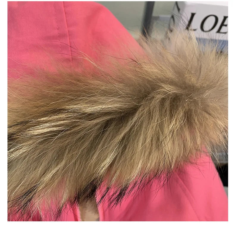 Manteau Enfant Hiver Peluche Épais - Parka Coupe-Vent Garçon Fille Longueur Moyenne - Veste Chaude