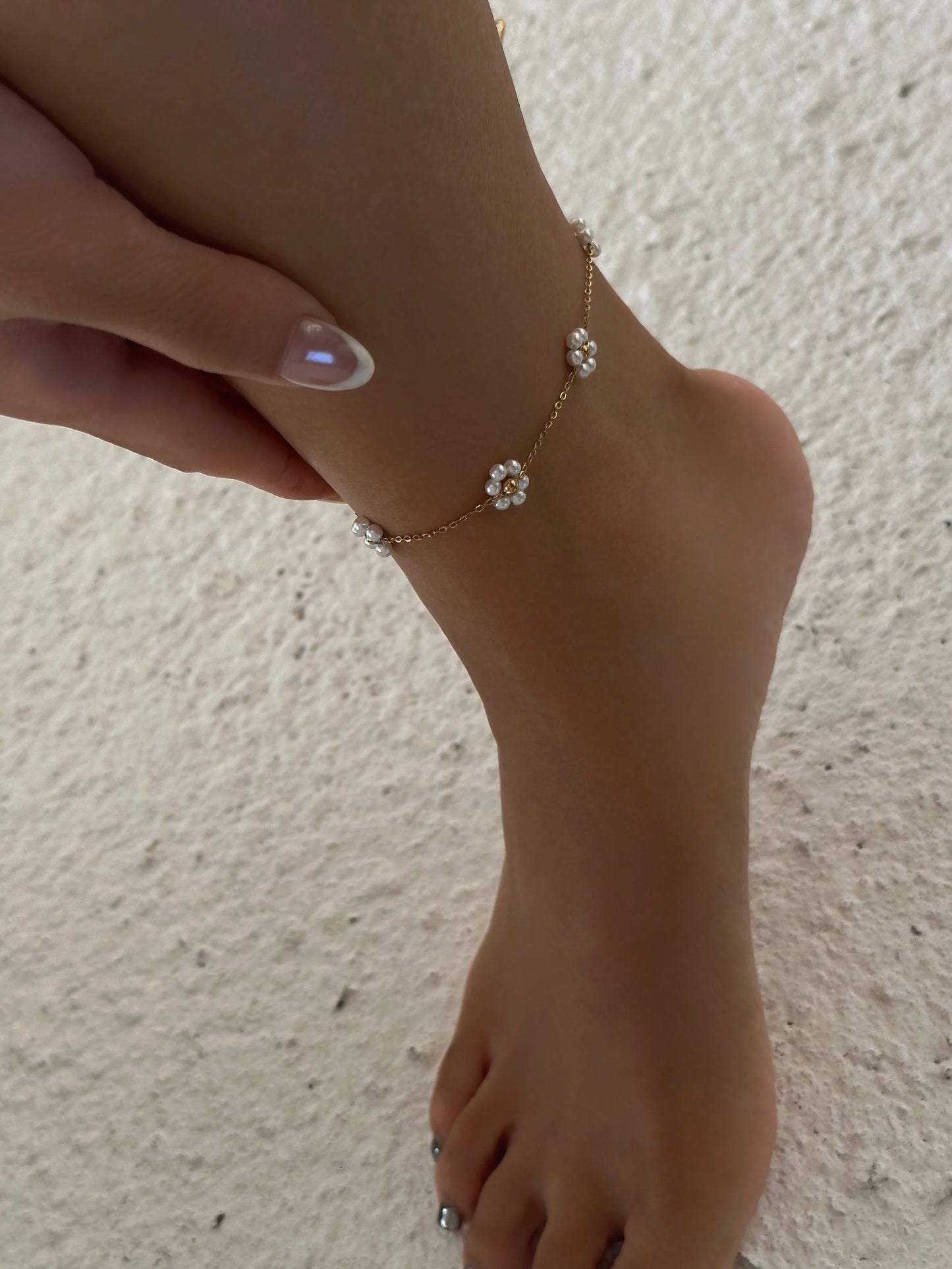 Set Bracelet Collier Femme Bohème Perles Zircon - Acier Inoxydable Waterproof Cadeau