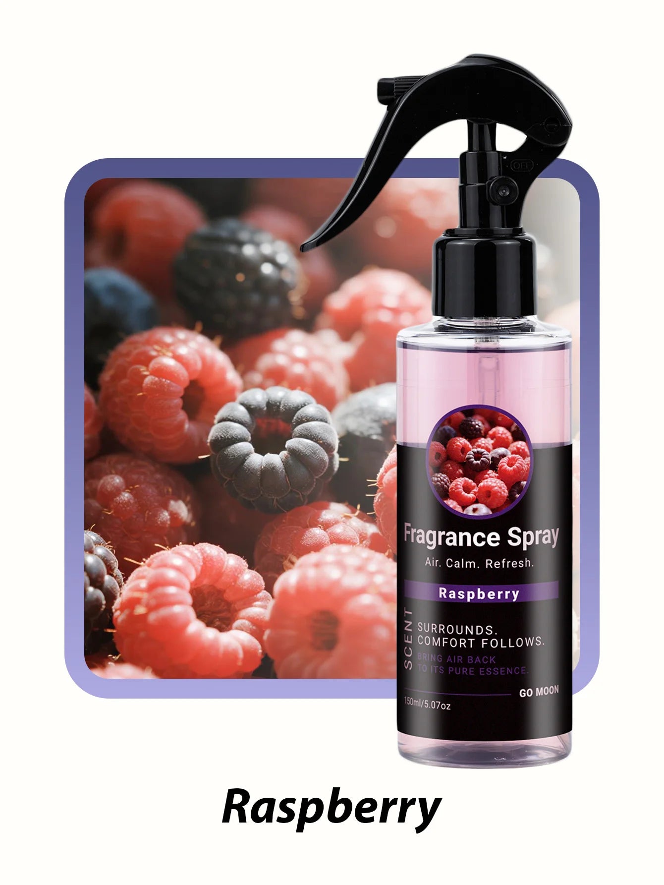 Spray Parfum 150ml Grande Capacité - Maison Voiture Vêtements 9 Senteurs