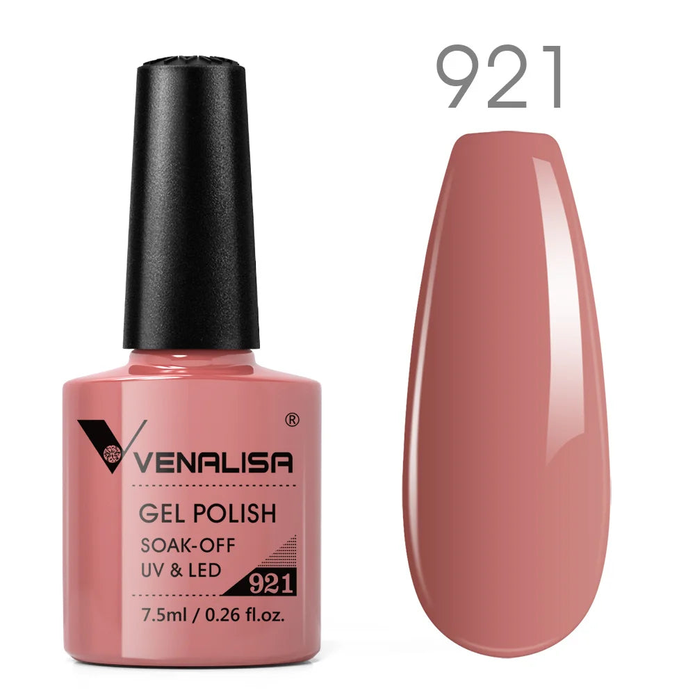 Vernis Gel Ongles Paillettes Réfléchissantes VENALISA - Néon Couverture Complète UV Manucure Nail Art