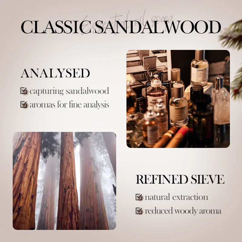 Savon Artisanal Bois Santal Femme - Nettoyant Profond Corps Blanchissant Huile Essentielle Rasage Éclaircissant