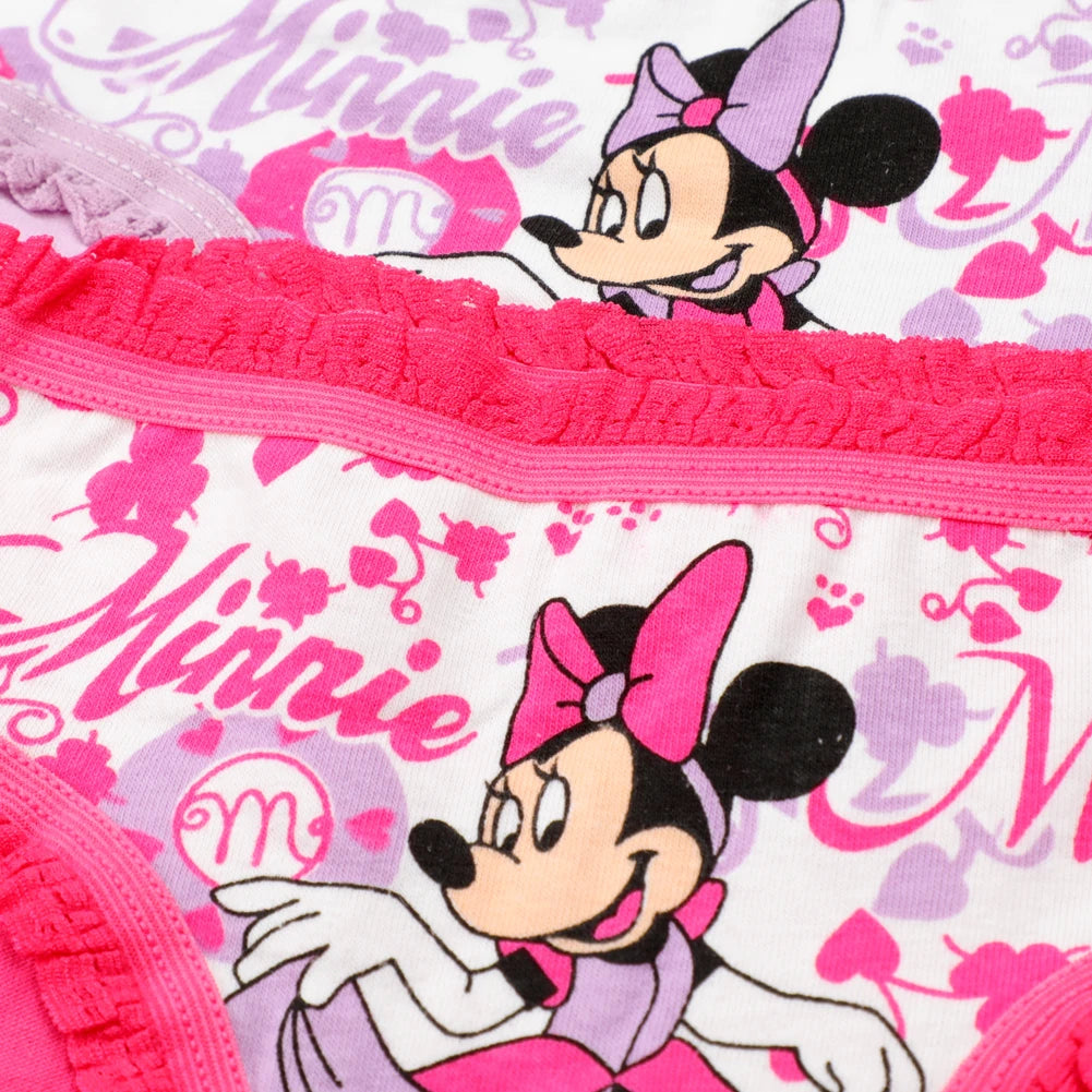 Lot 2 Culottes Fille Minnie Coton - Sous-Vêtements Enfant