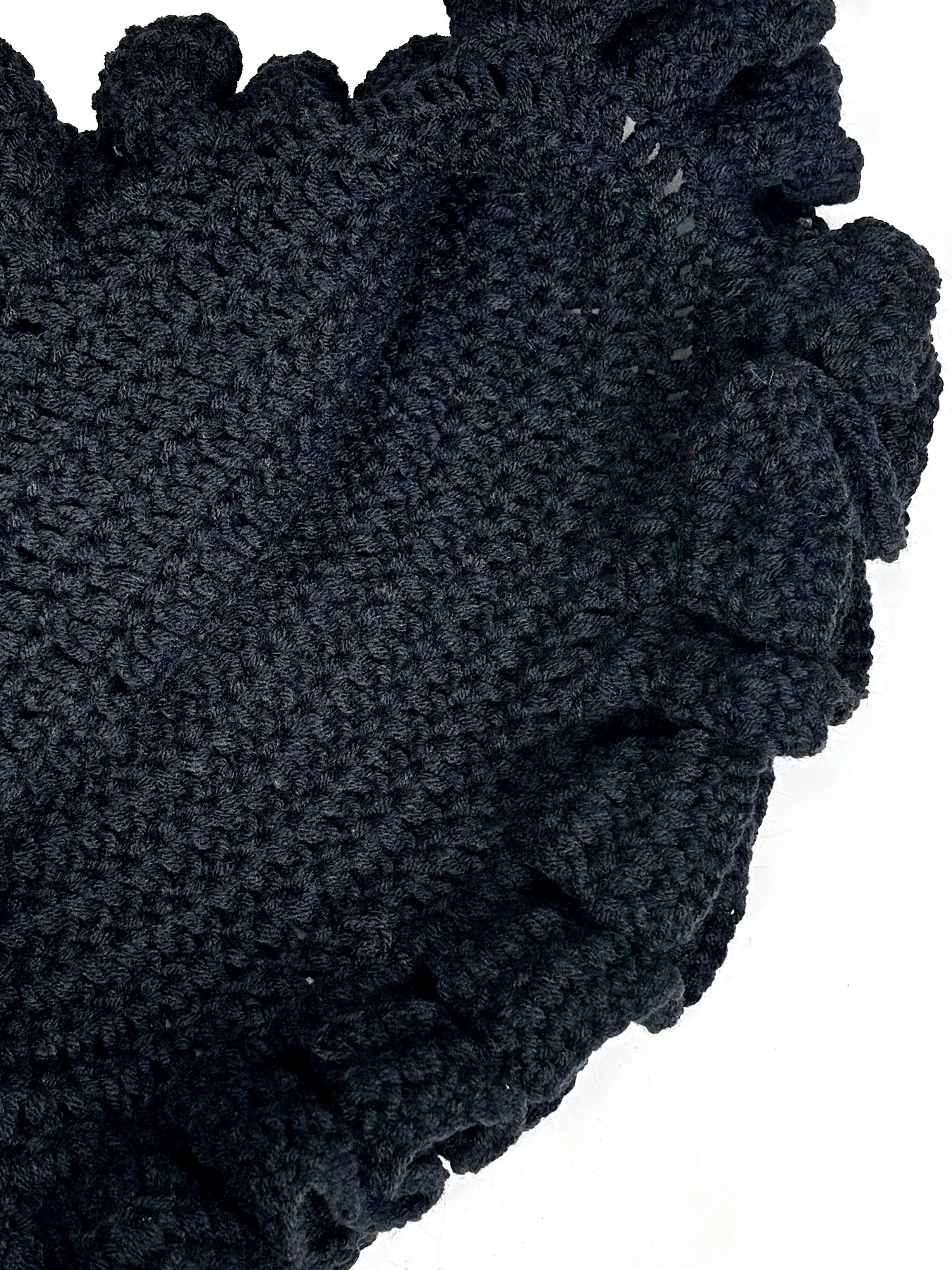 Chapeau Bob Tricoté Moelleux Femme - Bonnet Crochet Ajouré avec Volants Style Pêcheur pour Automne Hiver