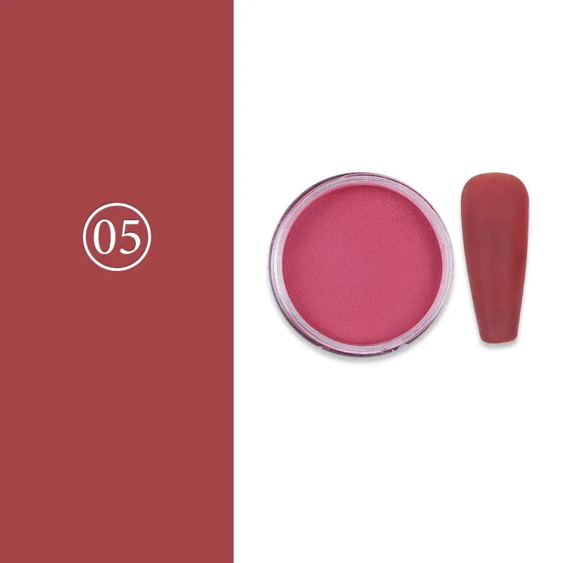 Set Poudre Acrylique 15g Extension Ongles - Trempage Pigment Poussière Liquide Acrylique Manucure Design Sculpture Kit