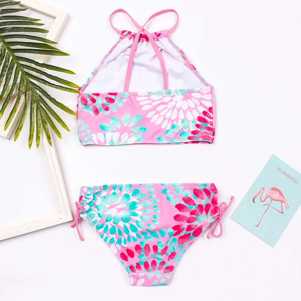 Maillot de Bain Bikini Fille Multicolore - Ensemble 2 Pièces Été