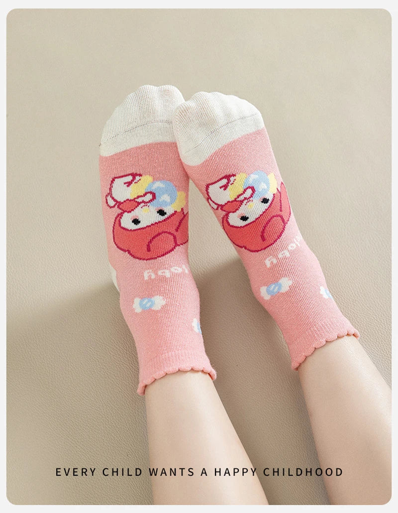 Lot de 5 Paires Chaussettes Spider-Man Garçon - Chaussettes Tube Coton Héros | Automne Hiver Enfant