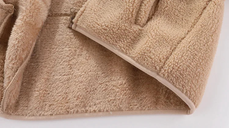 Manteau Fille 2-7 ans - Veste Hiver Chaude Capuche Fourrure Synthétique