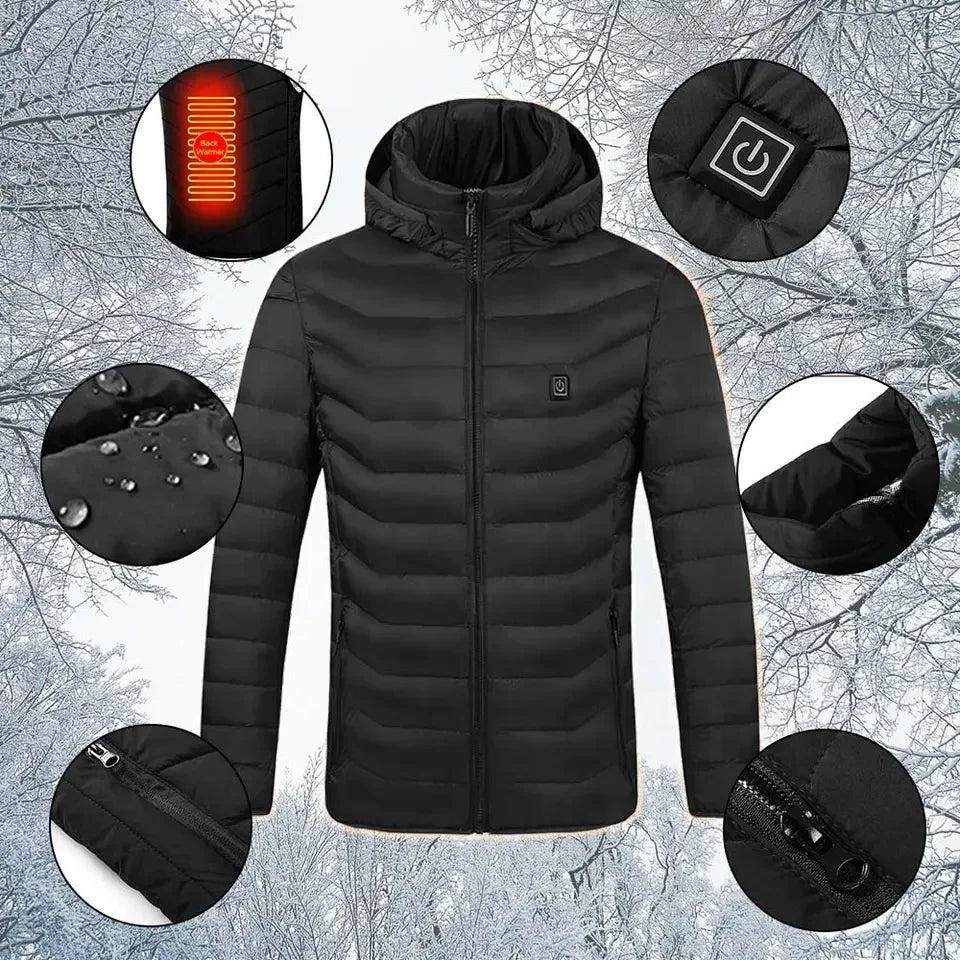 Veste Chauffante Électrique 21 Zones - Hiver Mixte