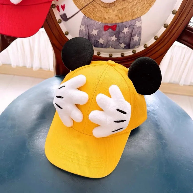 Casquette Baseball Disney Mickey Mouse - Chapeau Hip Hop 3D Visière - Adulte Unisexe