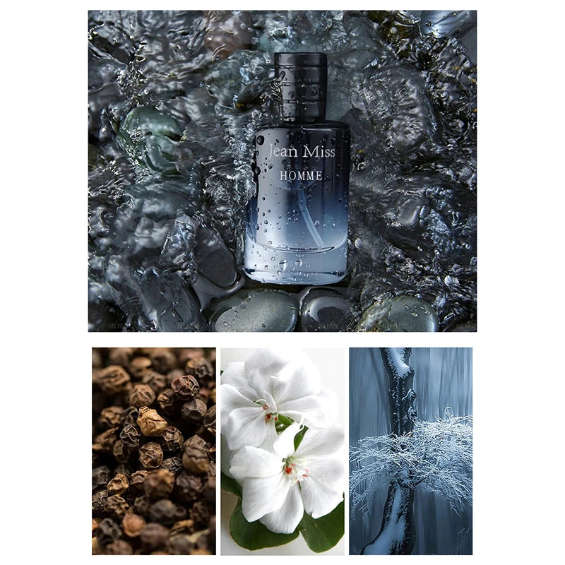 Coffret Cadeau Parfum Homme 3 Pièces 90ml - Eau de Cologne Longue Durée Fascination