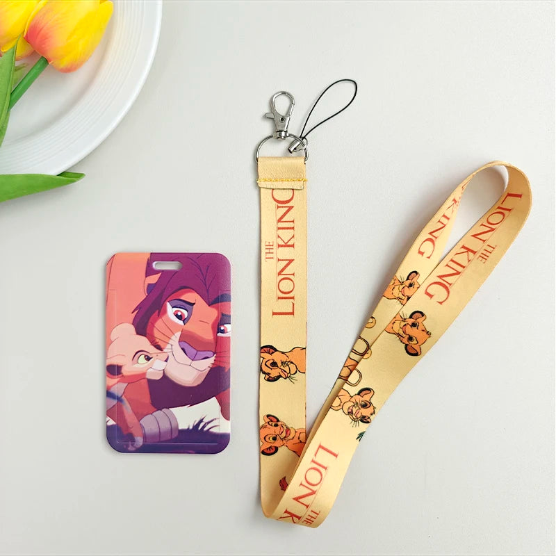 Lanière Tour de Cou Anime - Porte-Clés Badge ID Carte Crédit Téléphone Accessoire Charm Kawaii