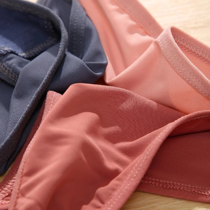 Lot 6 Culottes Coton Femme - Strings Taille Basse Sans Couture | Lingerie Sexy Respirante