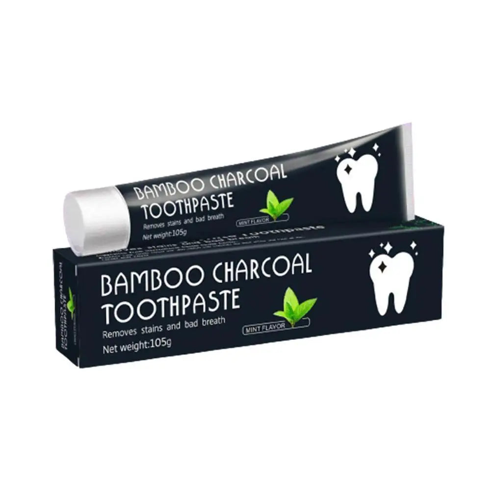 Dentifrice Charbon Bambou Blanchissant - Carbone Activé Élimine Taches Jaunes Nettoyage Dents Haleine Fraîche