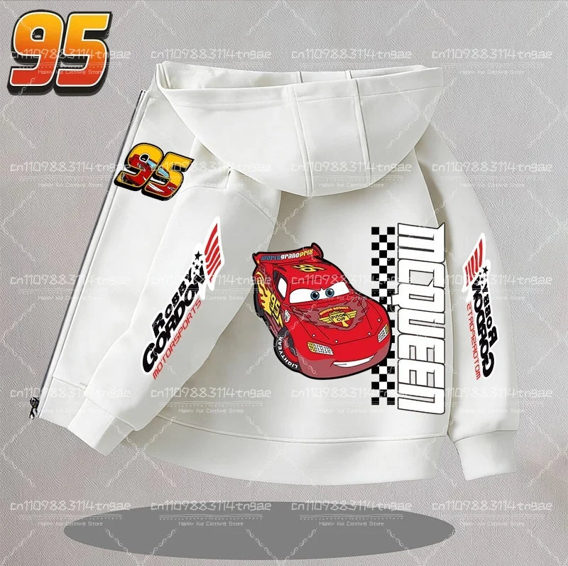 Veste à Capuche Garçon Cars Flash McQueen