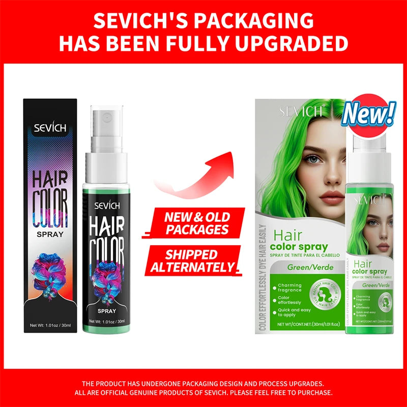 Spray Colorant Cheveux Temporaire - Teinture Longue Tenue Cheveux Barbe Coloration Éphémère Crème Coiffage