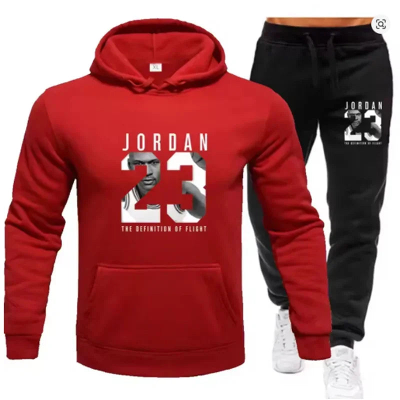 Ensemble Tracksuit Mixte 2025 - Hoodie + Sweatpants Sportswear Printemps