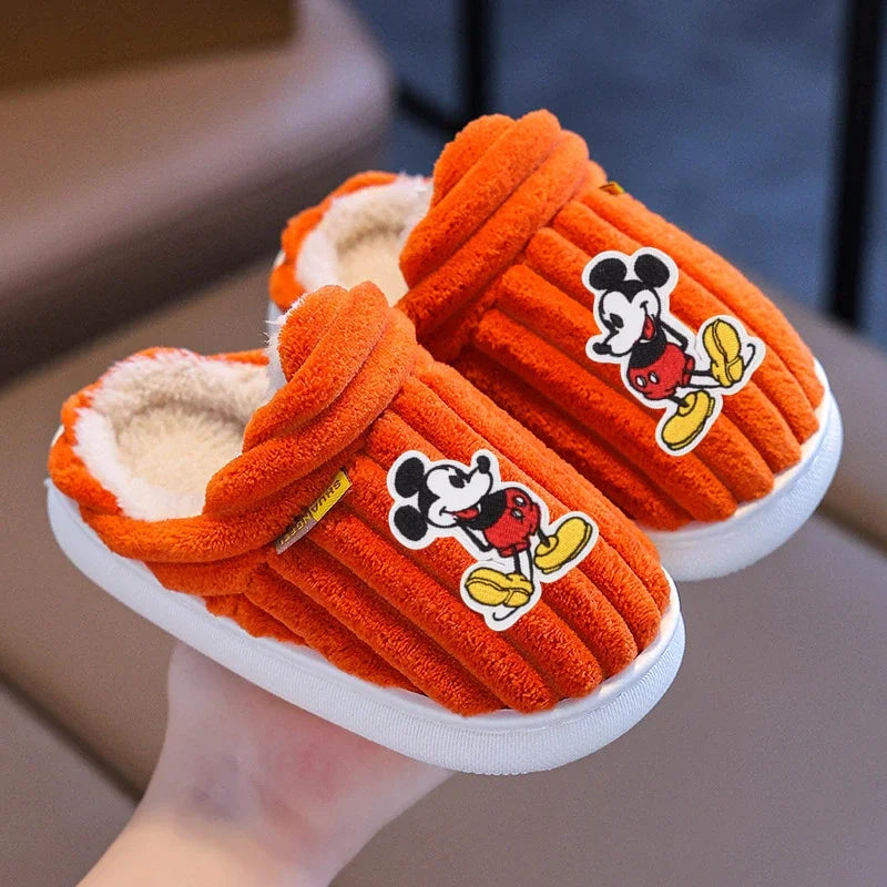 Chaussons Mickey Mouse Enfant Coton Hiver