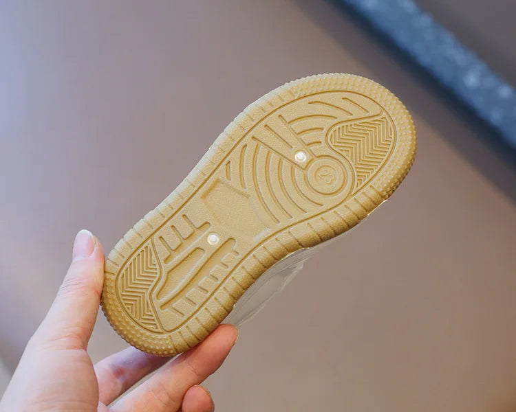 Chaussures Blanches Enfant - Baskets Légères Antidérapantes Printemps Automne