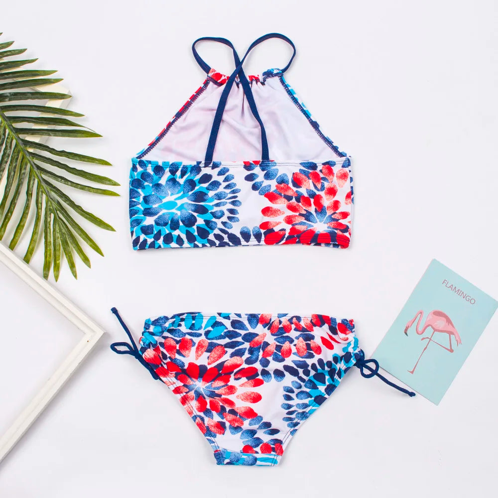 Maillot de Bain Bikini Fille Multicolore - Ensemble 2 Pièces Été