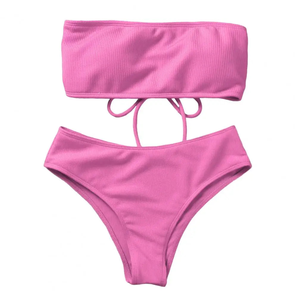 Bikini Bandeau Push-Up 2025 - String Brésilien Sexy Maillot Femme