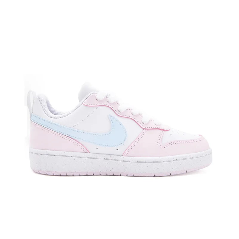Sneakers Nike Court Borough Custom « Sweet Cat Paw » – Style Girly Mignon Femme