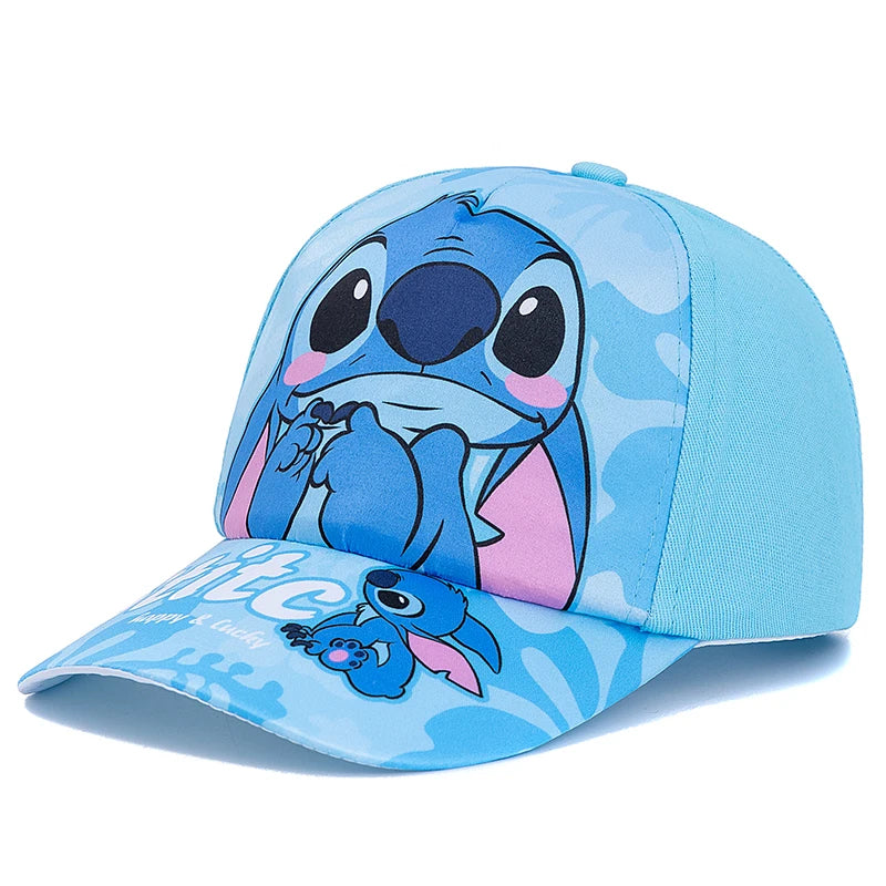 Casquette Baseball Stitch Enfant - Chapeau Cartoon Imprimé Garçon Fille | Protection Solaire Extérieur