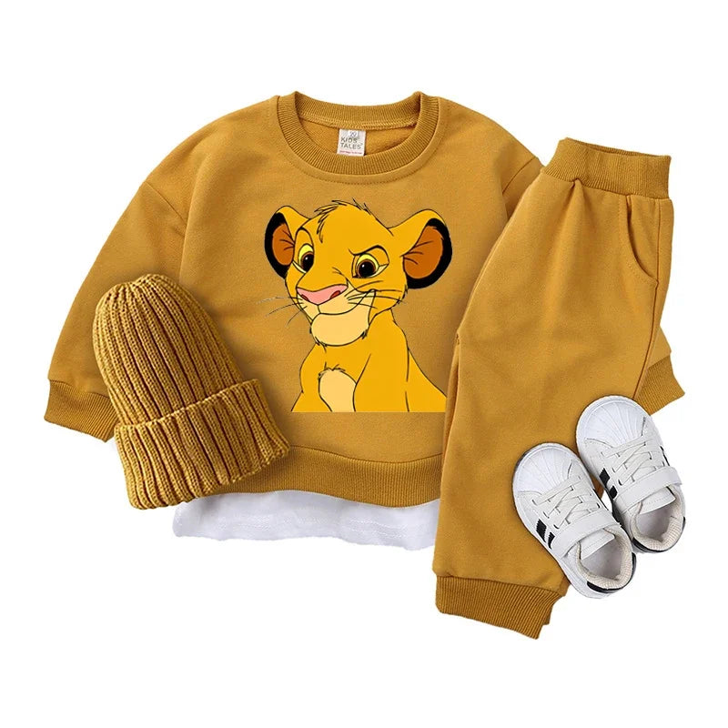 Ensemble Le Roi Lion Bébé 2 Pièces - Sweat + Pantalon 0-5 Ans