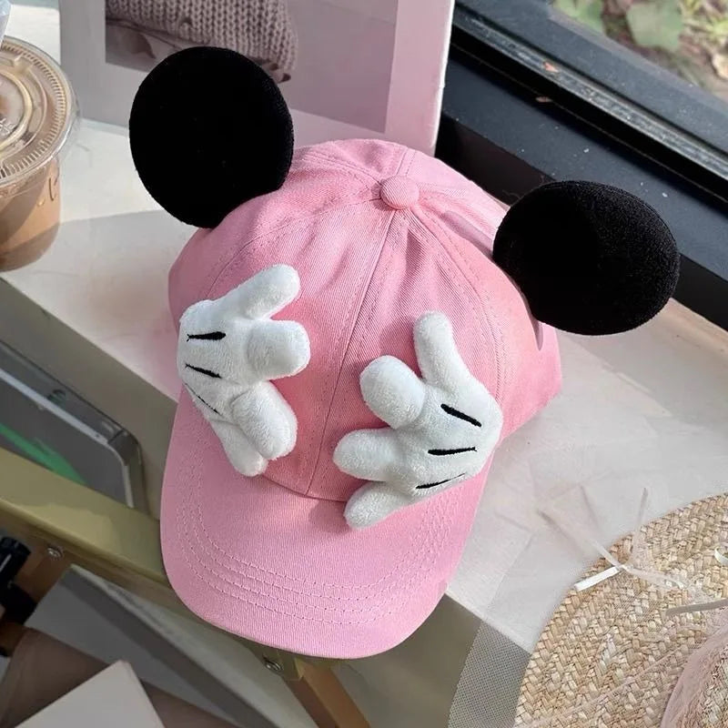 Casquette Baseball Disney Mickey Mouse - Chapeau Hip Hop 3D Visière - Adulte Unisexe