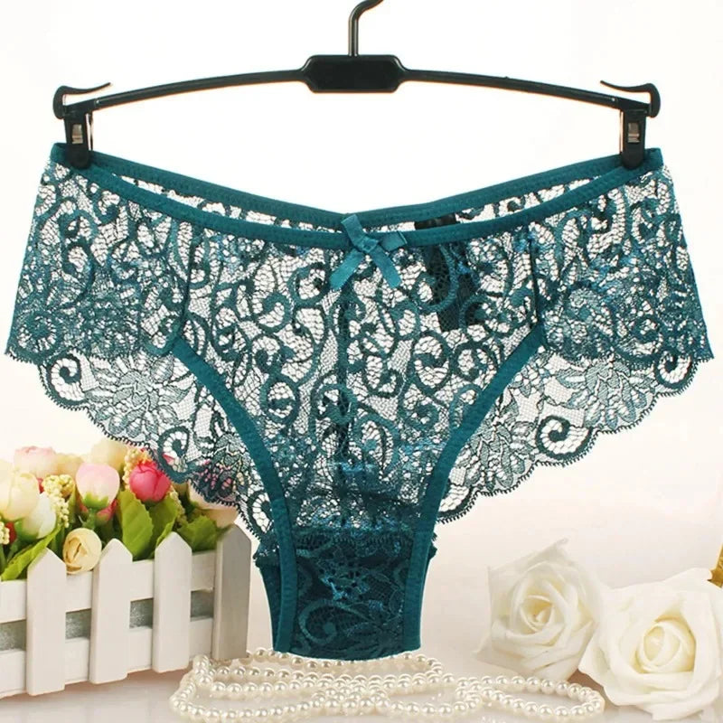 Culotte Femme Grande Taille Dentelle - String Sexy Taille Haute Ajourée Confort Élégant