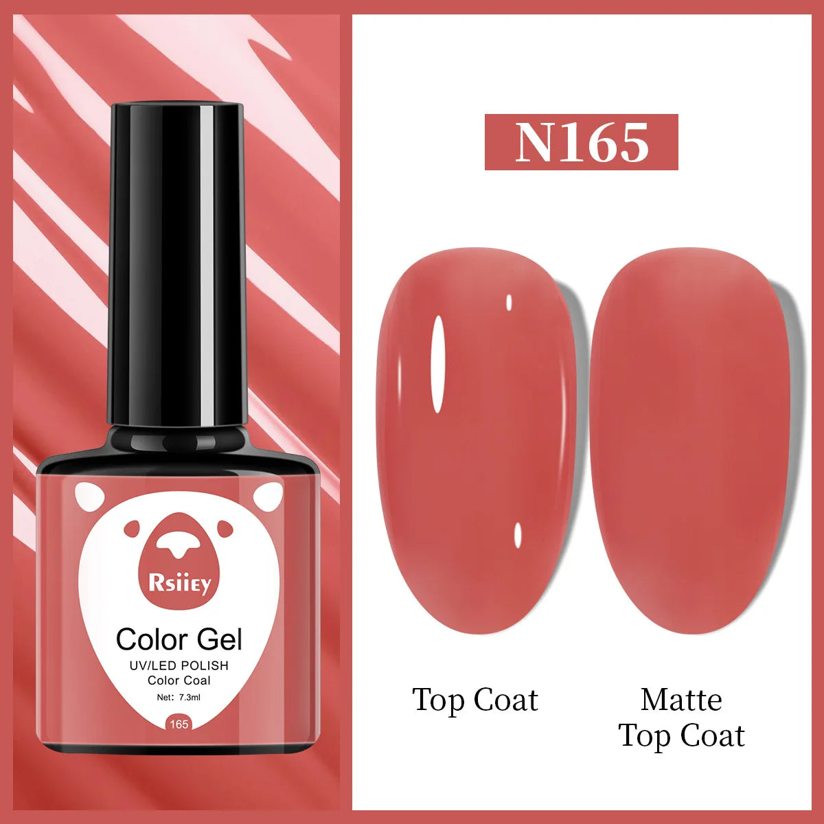 Vernis Gel Blanc Manucure Française 7.3ml - Semi-Permanent UV Base Top Coat Hiver Nail Art