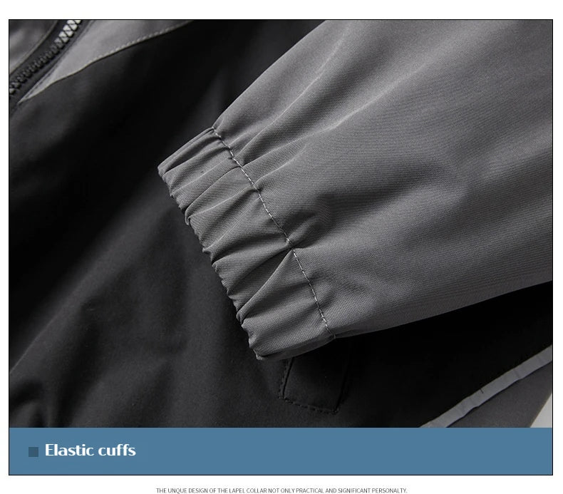 Veste Homme Réfléchissante Col Montant - Automne 2025