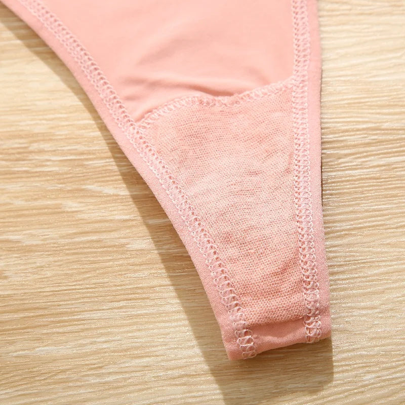 Lot 6 Culottes Coton Femme - Strings Taille Basse Sans Couture | Lingerie Sexy Respirante