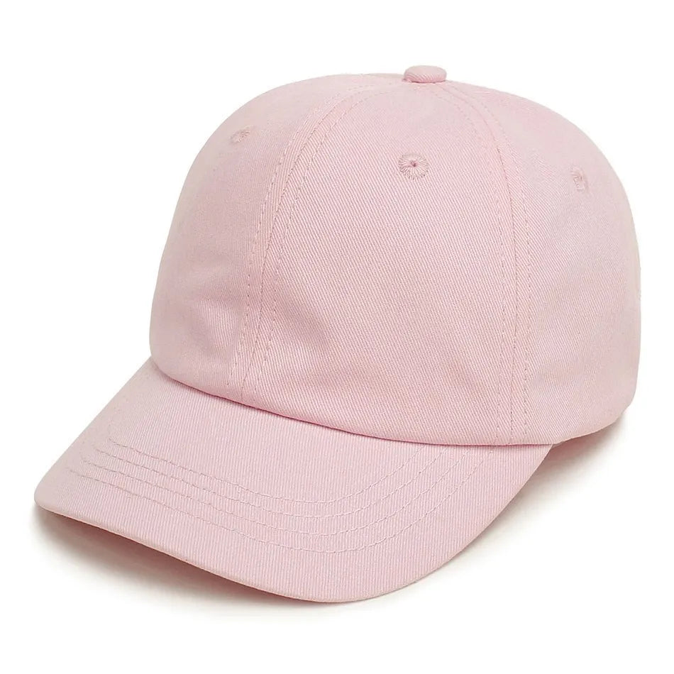 Casquette Baseball Enfant Profil Bas - Chapeau Soleil Coton Doux Garçon Fille