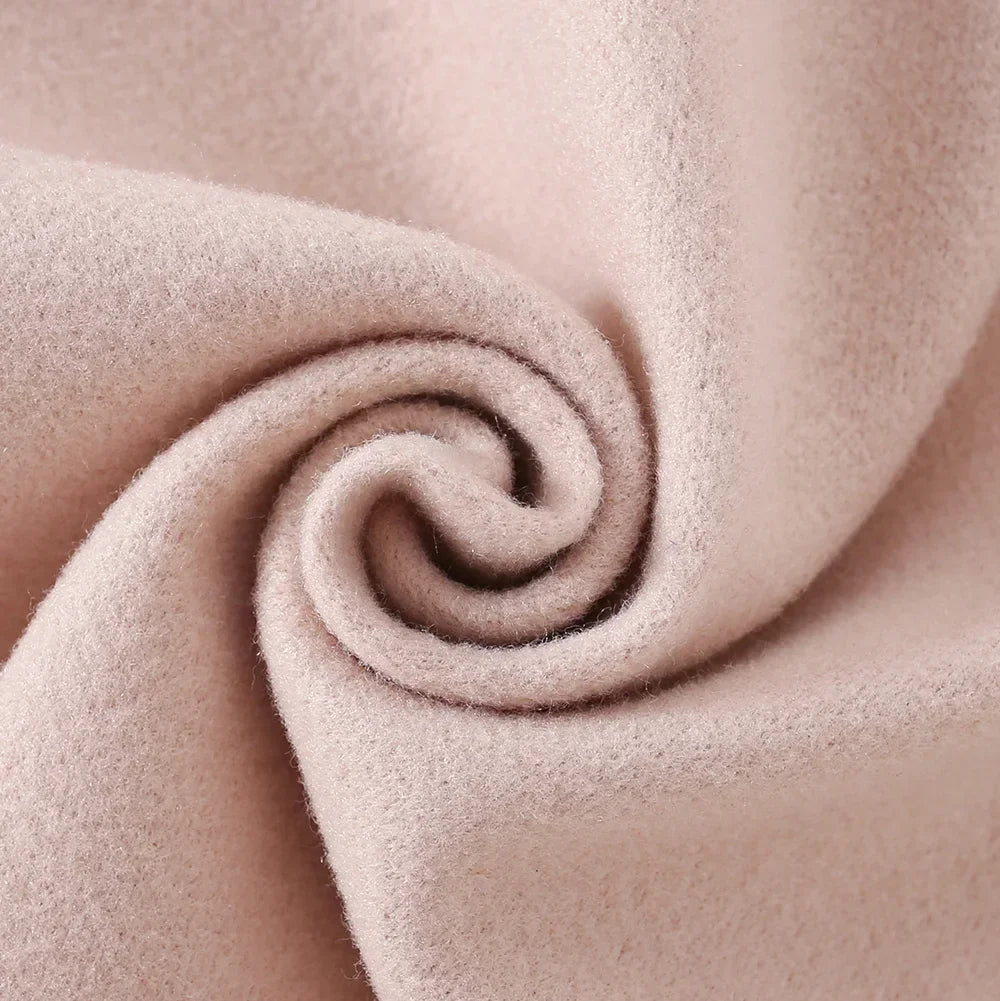 Trench Fille Hiver - Manteau Long Noeud Boutons Chaud