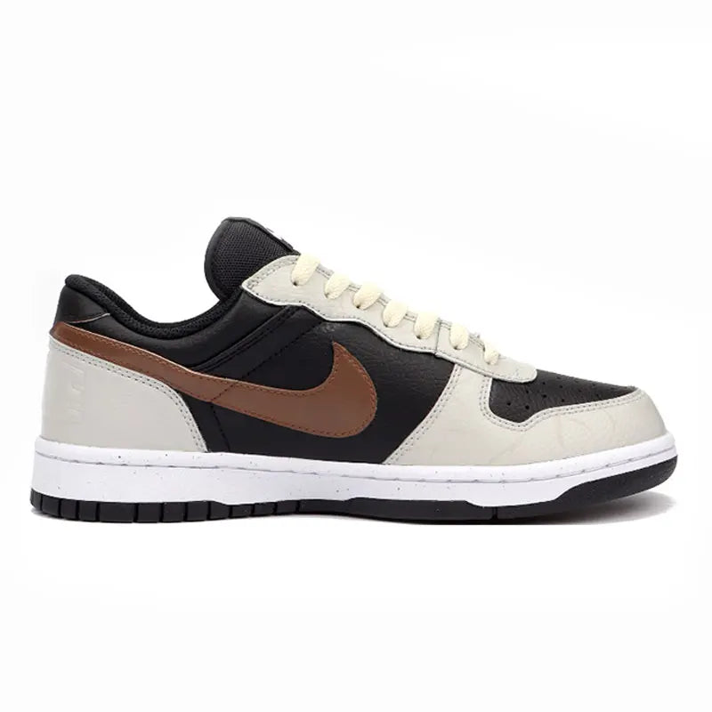 Nike Big Custom – Baskets Homme Graffiti Peint à la Main Style Maillard Moka