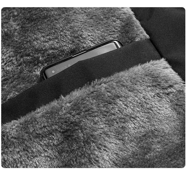 Veste Homme Aviateur à Capuche - Polaire Épaisse Chaude Outdoor Randonnée Chasse Workwear Automne-Hiver