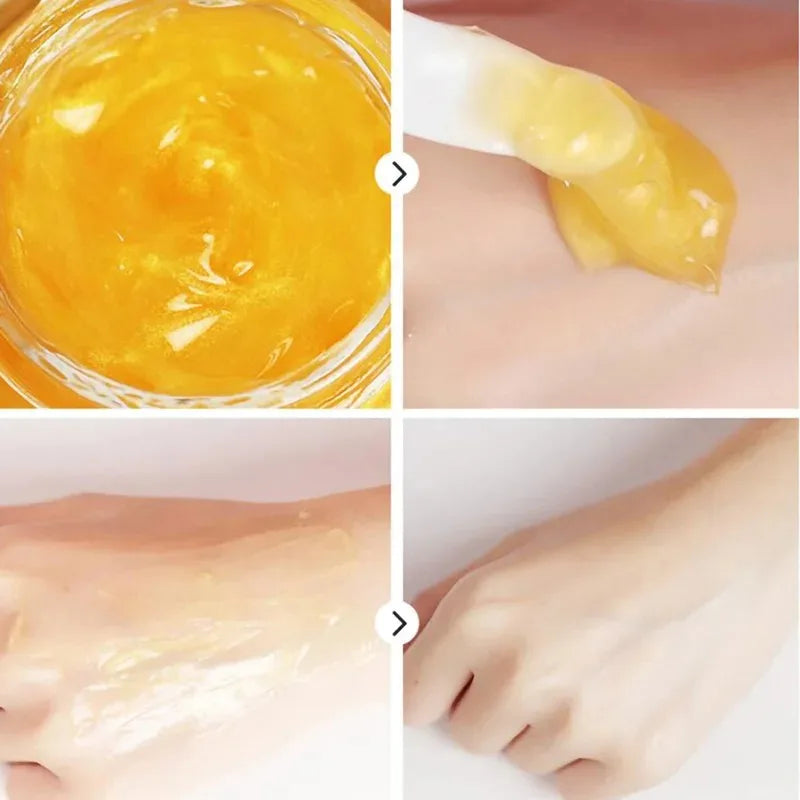 Crème Visage Collagène Or 24K 120g - Anti-Rides Hydratante Blanchissante Anti-Âge Masque Nuit Raffermissant