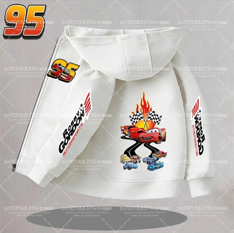 Veste à Capuche Garçon Cars Flash McQueen