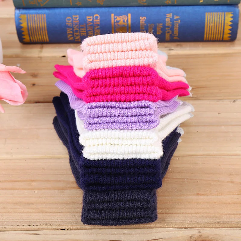 Ensemble Bonnet & Gants Fille Minnie Mouse - Tricot Chaud Disney Hiver