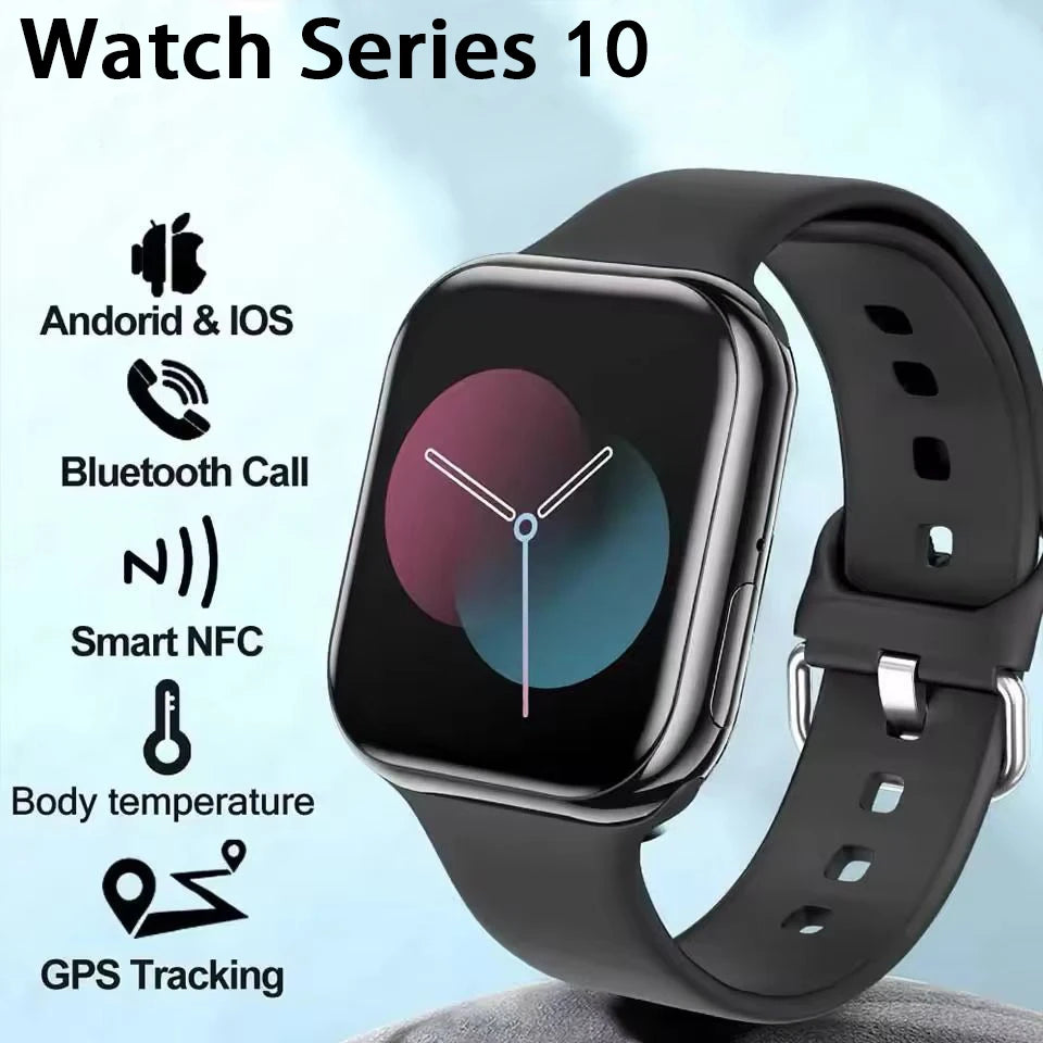 Montre Connectée GPS Series 10 - Smartwatch Bluetooth Étanche NFC Musique Vidéo Android iOS