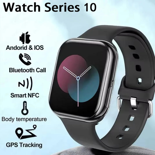 Montre Connectée GPS Series 10 - Smartwatch Bluetooth Étanche NFC Musique Vidéo Android iOS