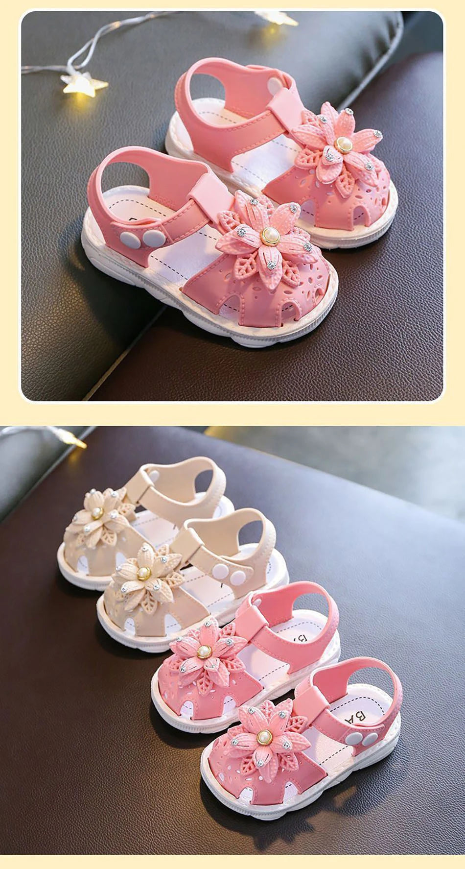 Sandales Fille Été Respirantes Confortables - Chaussures Plage Semelle Souple Antidérapante Casual